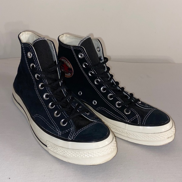 Converse Chuck 70s High top black suede size 8 - Picture 6 of 7